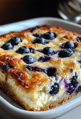 Blueberry Cottage Cheese Breakfast Bake