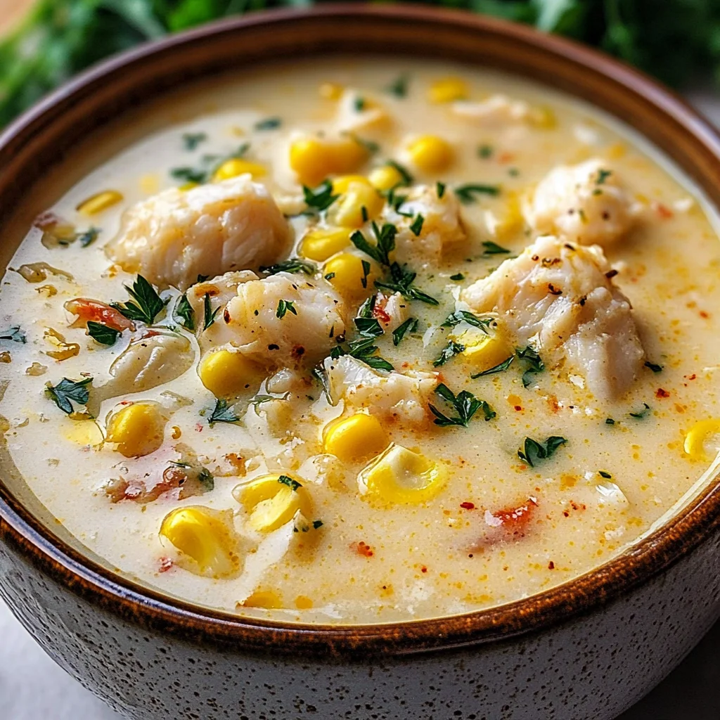 Bobby Flay’s Crab & Corn Chowder