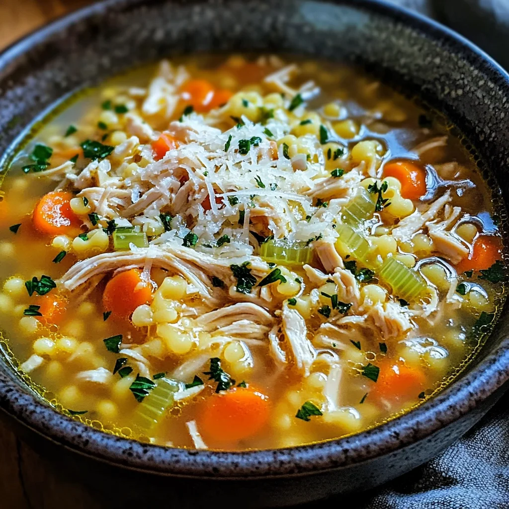 Chicken Pastina Soup Recipe