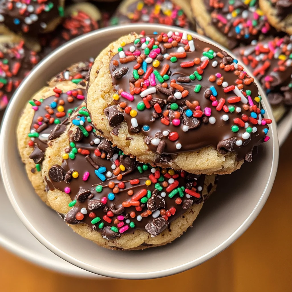 Chocolate Chip Christmas Cookies