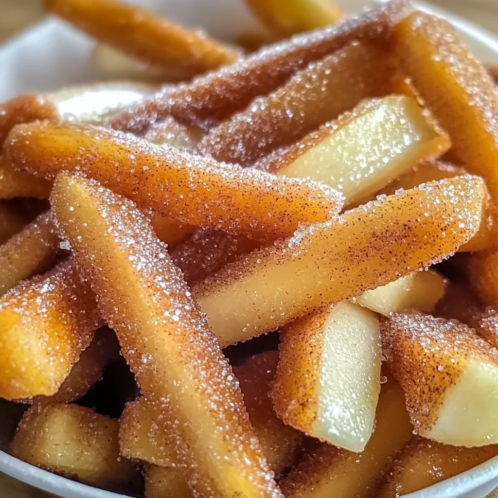 Cinnamon Sugar Apple Fries