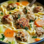 Cozy Swedish Meatball Soup Recipe
