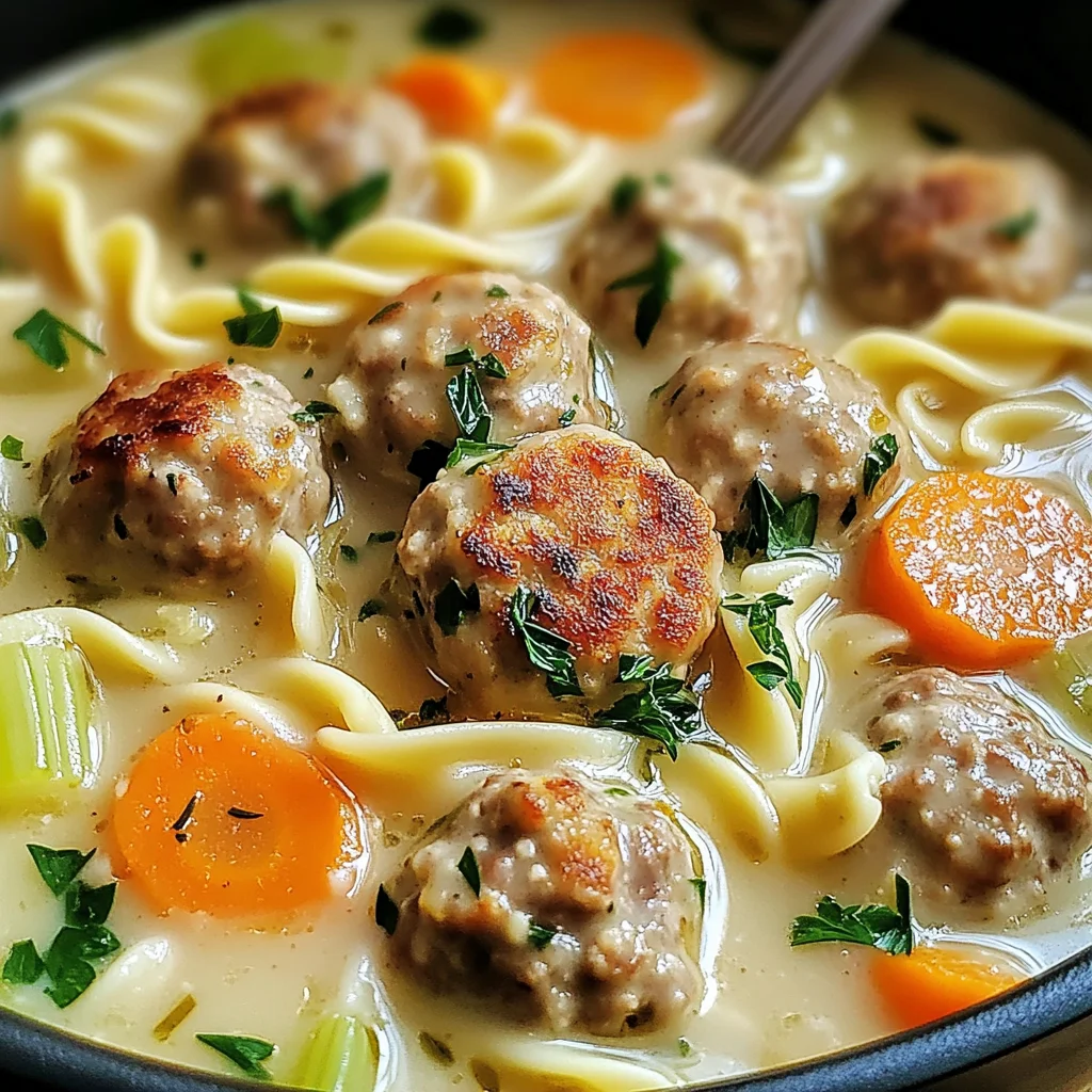 Cozy Swedish Meatball Soup Recipe