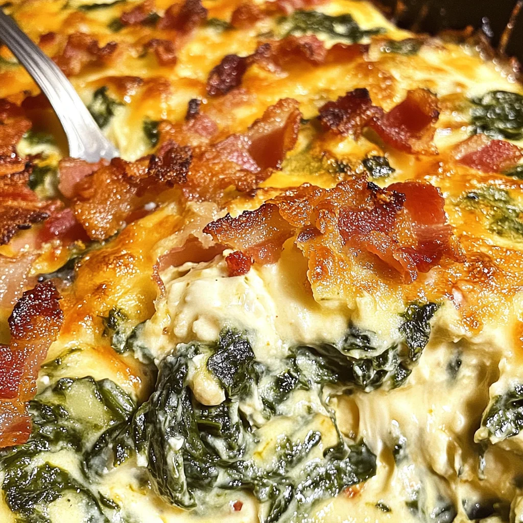 Creamed Spinach Bake