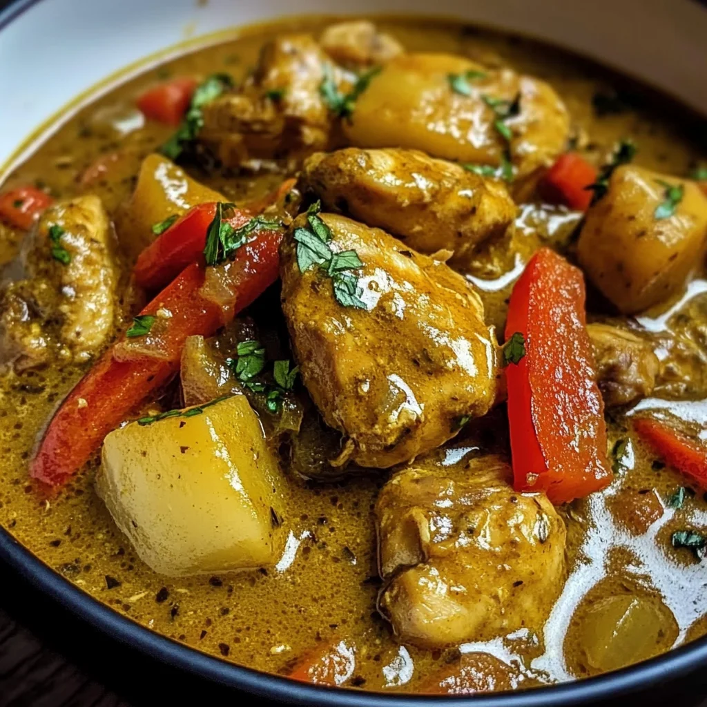 Creamy Coconut Chicken Curry with Jamaican Flair