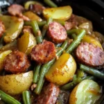 Crock Pot Swamp Potatoes with Sausage & Veggies