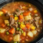Crockpot Vegetable Beef Soup