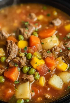 Crockpot Vegetable Beef Soup