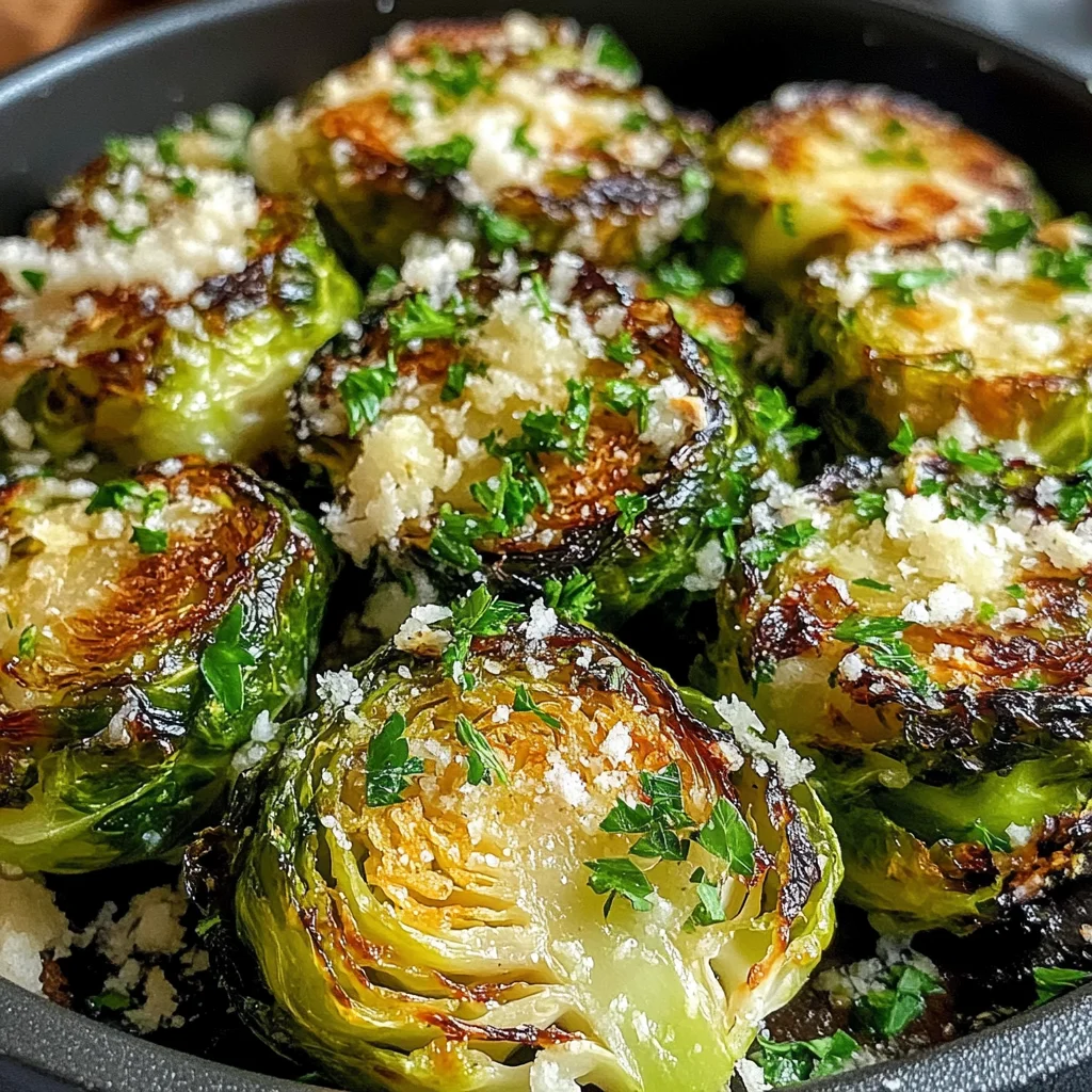 Delicious Garlic Butter Roasted Brussels Sprouts: A Flavorful Side Dish Recipe