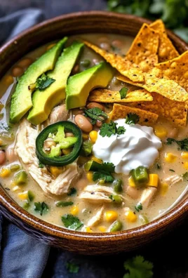 Flavorful Crockpot White Chicken Chili Soup
