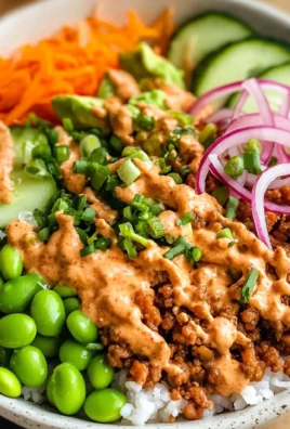 Ground Turkey Rice Bowls with Bang Bang Sauce