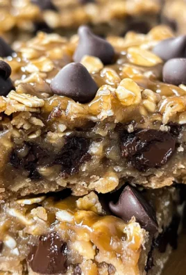 Healthy Chocolate Chip Oatmeal Bars Recipe