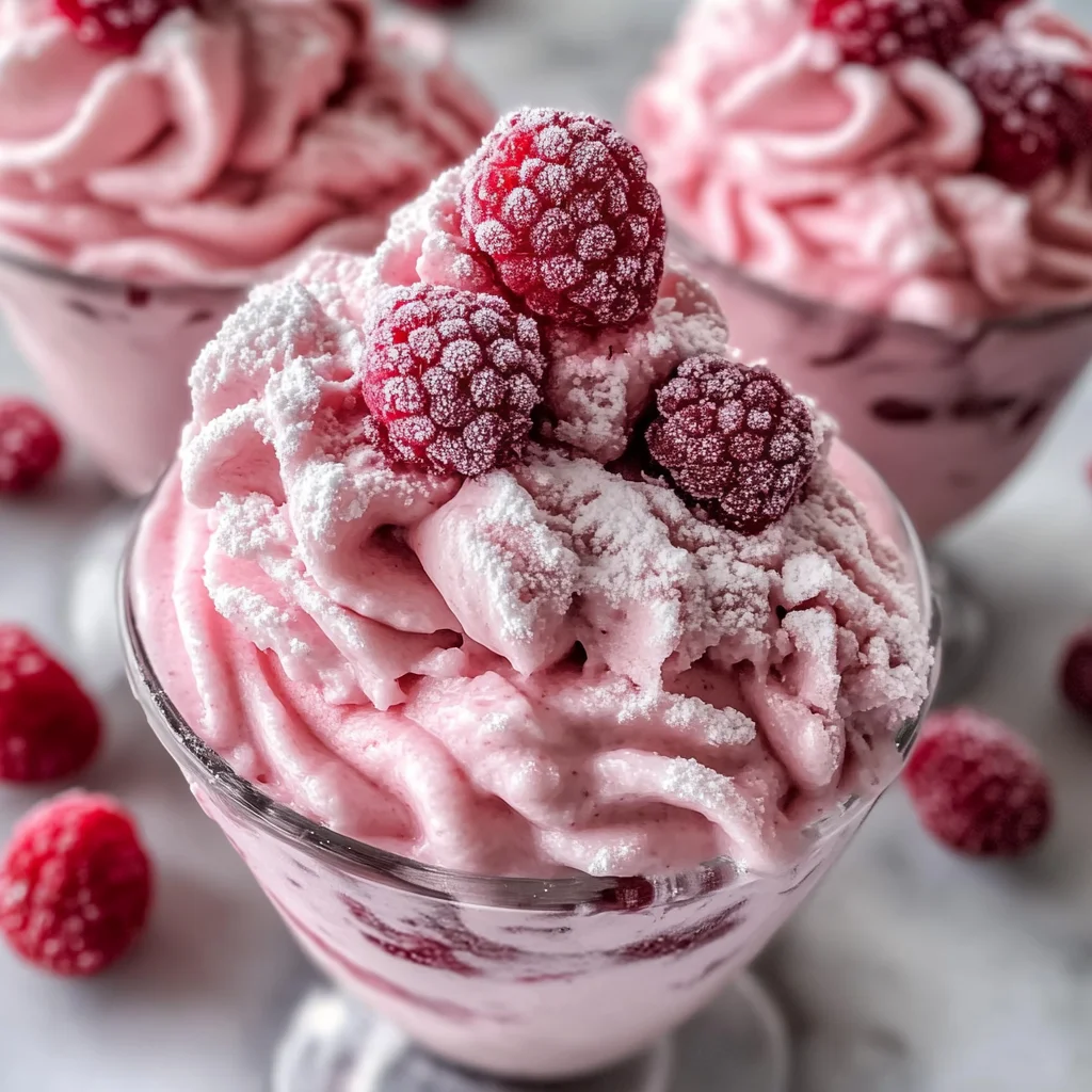 Himbeercreme / 5 Minuten Blitz-Dessert