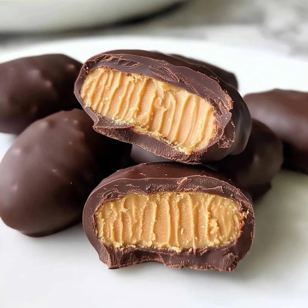 Homemade Healthy Peanut Butter Eggs