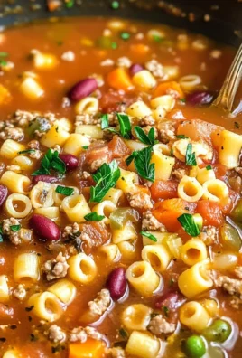 Italian Pasta Fagioli Soup