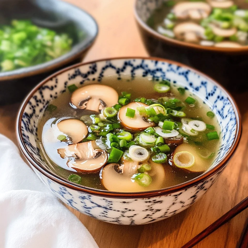 Japanese Clear Onion Soup