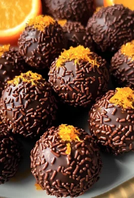 Juicy Orange Chocolate Christmas Truffles