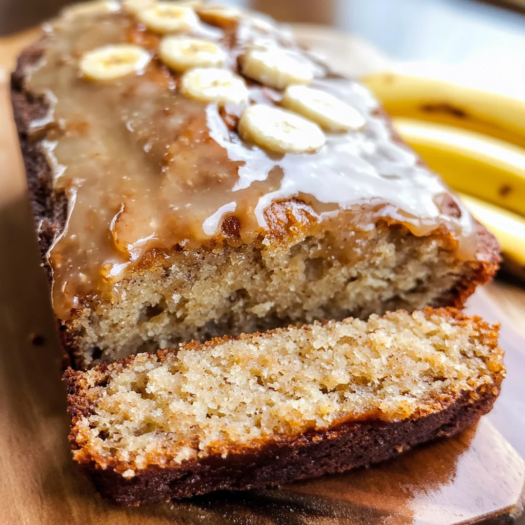 Maple Glazed Banana Bread