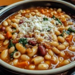 Olive Garden Slow Cooker Pasta Fagioli Recipe