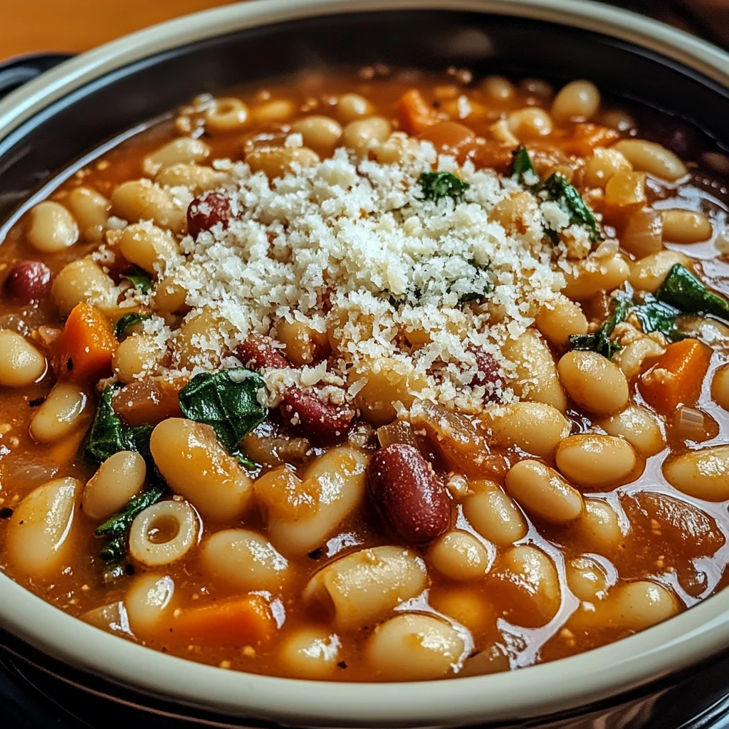 Olive Garden Slow Cooker Pasta Fagioli Recipe