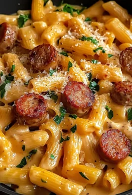 One Pot Creamy Cajun Sausage Pasta (30-Minutes)