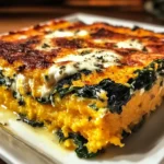Pumpkin Spinach Polenta Casserole is a must-try dish!