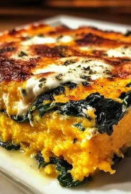 Pumpkin Spinach Polenta Casserole is a must-try dish!