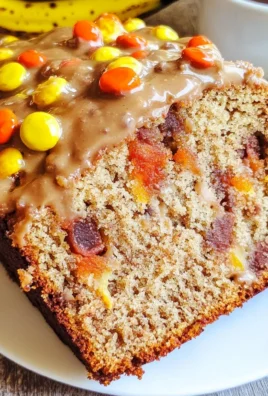 Reese's Pieces Peanut Butter Banana Bread