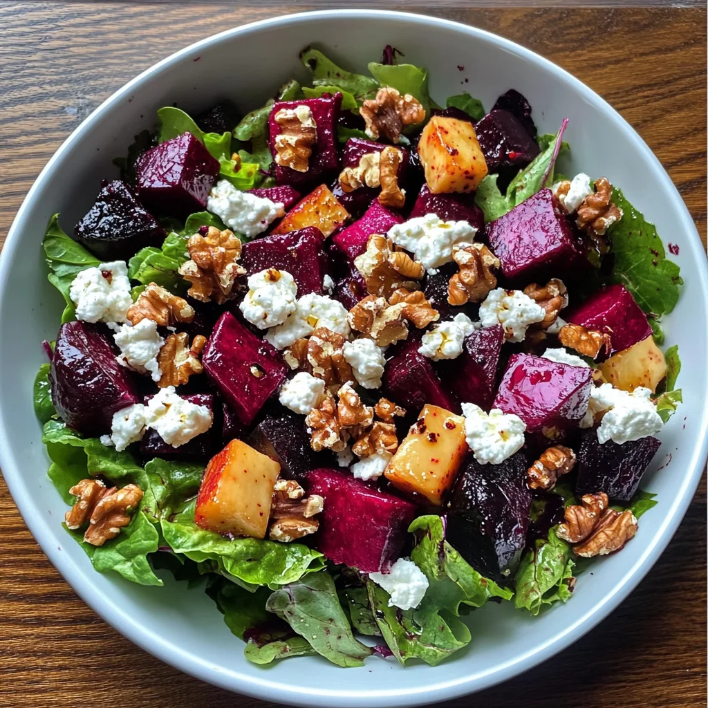 Roasted Beet Salad With Goat Cheese And Walnuts Recipe