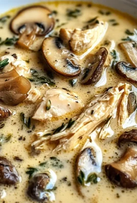 Rotisserie Chicken Mushroom Soup