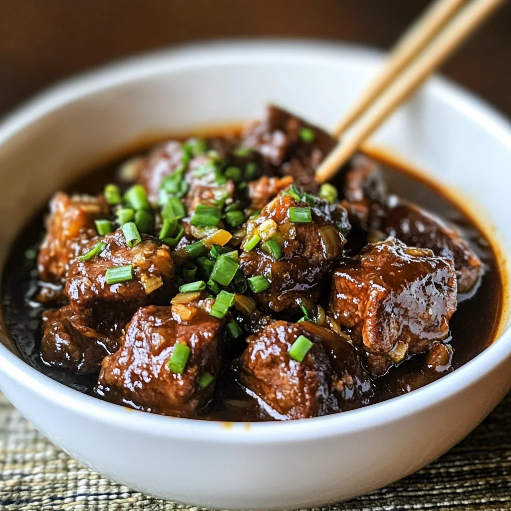 Slow Cooker Asian Braised Beef