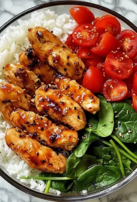 Spicy Honey Garlic Chicken Meal Prep Bowl