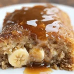 Sticky Banana Bread Pudding Cake