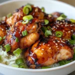 Sticky Honey Gochujang Chicken
