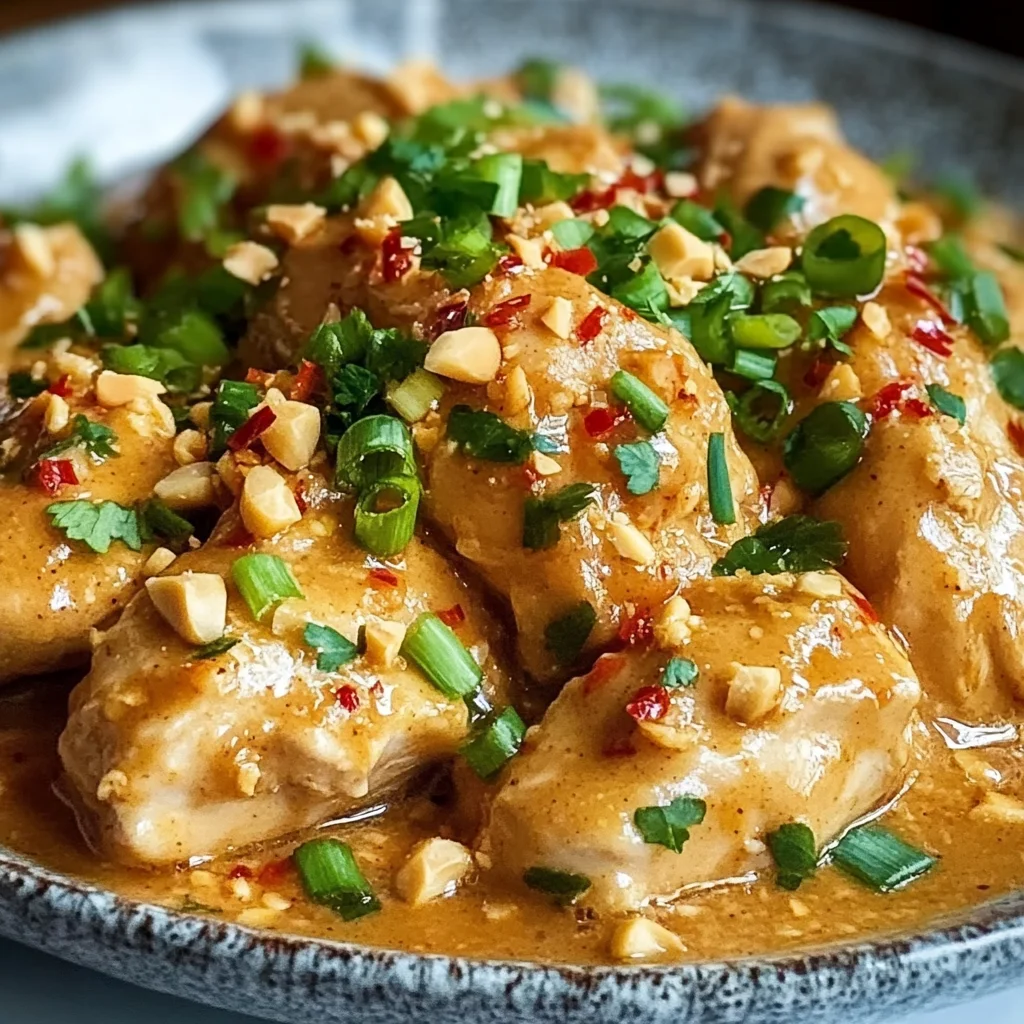 Thai Peanut Chicken Recipe