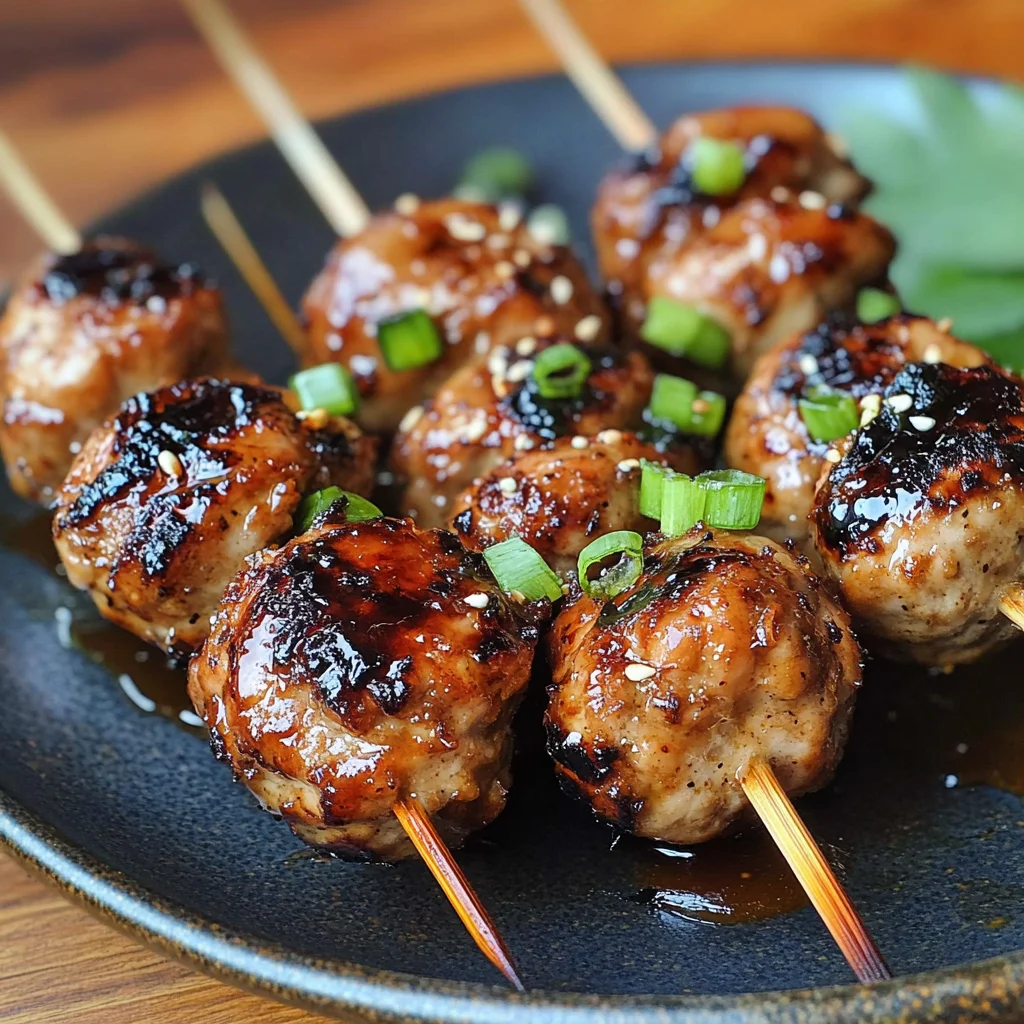 Tsukune (Japanese Chicken Meatballs) Recipe