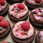 Valentine Ganache Cookies