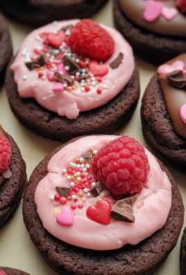 Valentine Ganache Cookies
