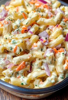 Cheddar Sour Cream Macaroni Salad Recipe