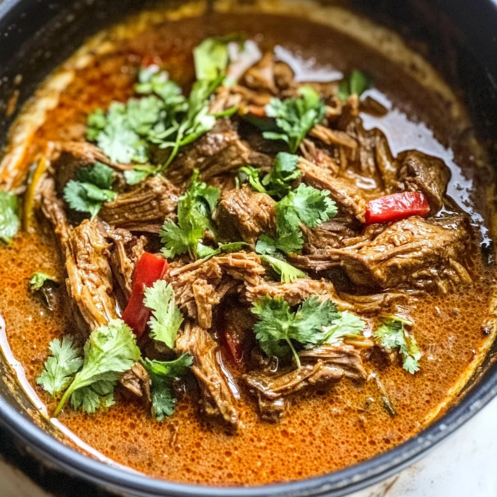 Coconut Red Curry Drip Beef