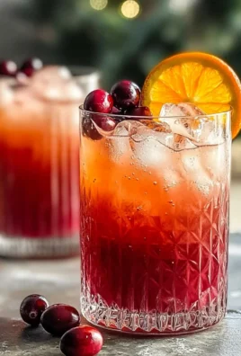 Cranberry and Orange Juice Mocktail