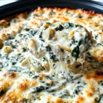 Crock Pot Spinach Artichoke Dip