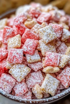 Delicious Strawberry Shortcake Puppy Chow for Sweet Snacking