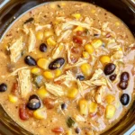 Easy Crock Pot Cream Cheese Chicken Chili