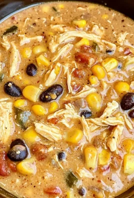 Easy Crock Pot Cream Cheese Chicken Chili