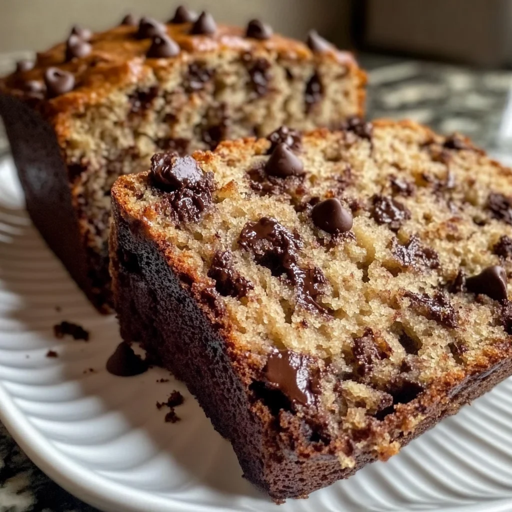 Irresistible Super Moist Chocolate Chip Banana Bread