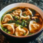 Potsticker Soup Comforting Flavorful Bowl