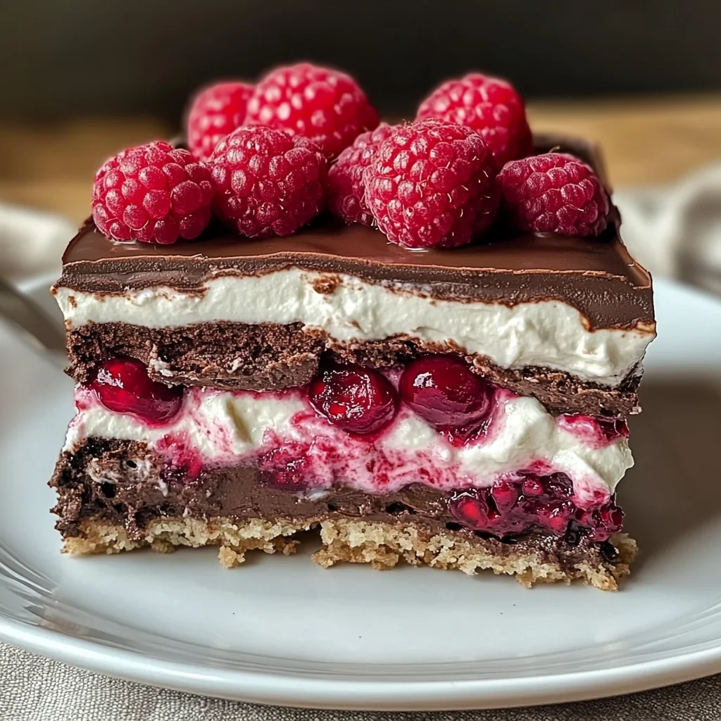 Raspberry Chocolate Lasagna Dessert Delights Your Senses!