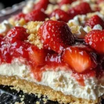 Strawberry Cheesecake Dump Cake