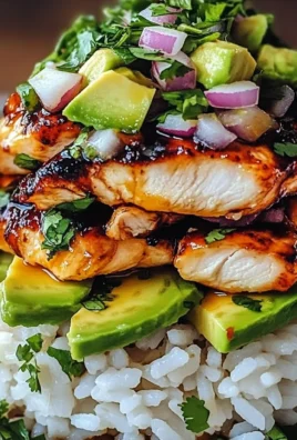 Tangy Honey Lime Chicken & Avocado Rice Stack That Delights